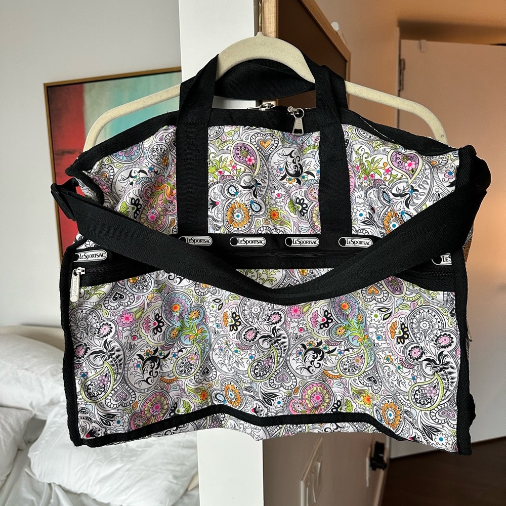LeSportsac Paisley Print Overnight Duffle Bag